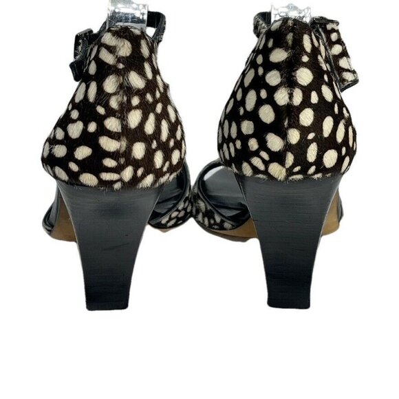 Kate Spade New York Womens Size 8 Open-Toe Heels With Animal Print - Picture 4 of 12